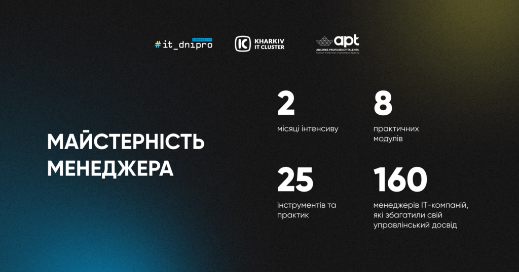 Результати проєкту «Майстерність менеджера»: тривалість, модулі та кількість учасників