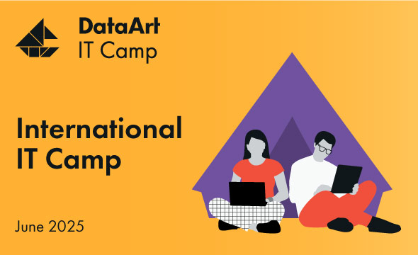 Банер IT Camp від DataArt — International IT Camp, червень 2025